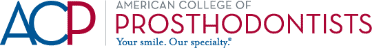 acp logo representing American College of Prosthodontists certification